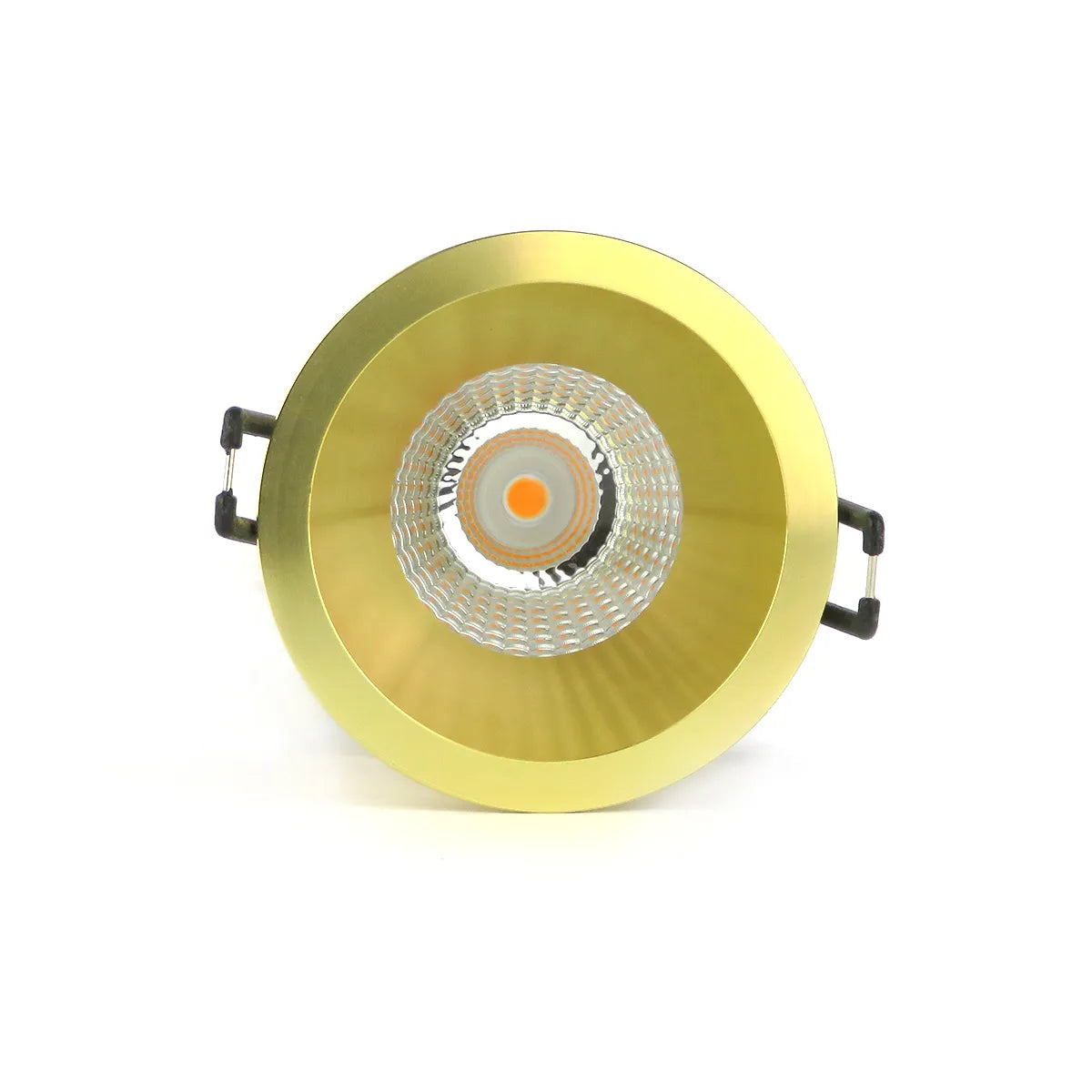 Gold LED Downlight 5W 3000K warm white ⌀80mm Anti glare