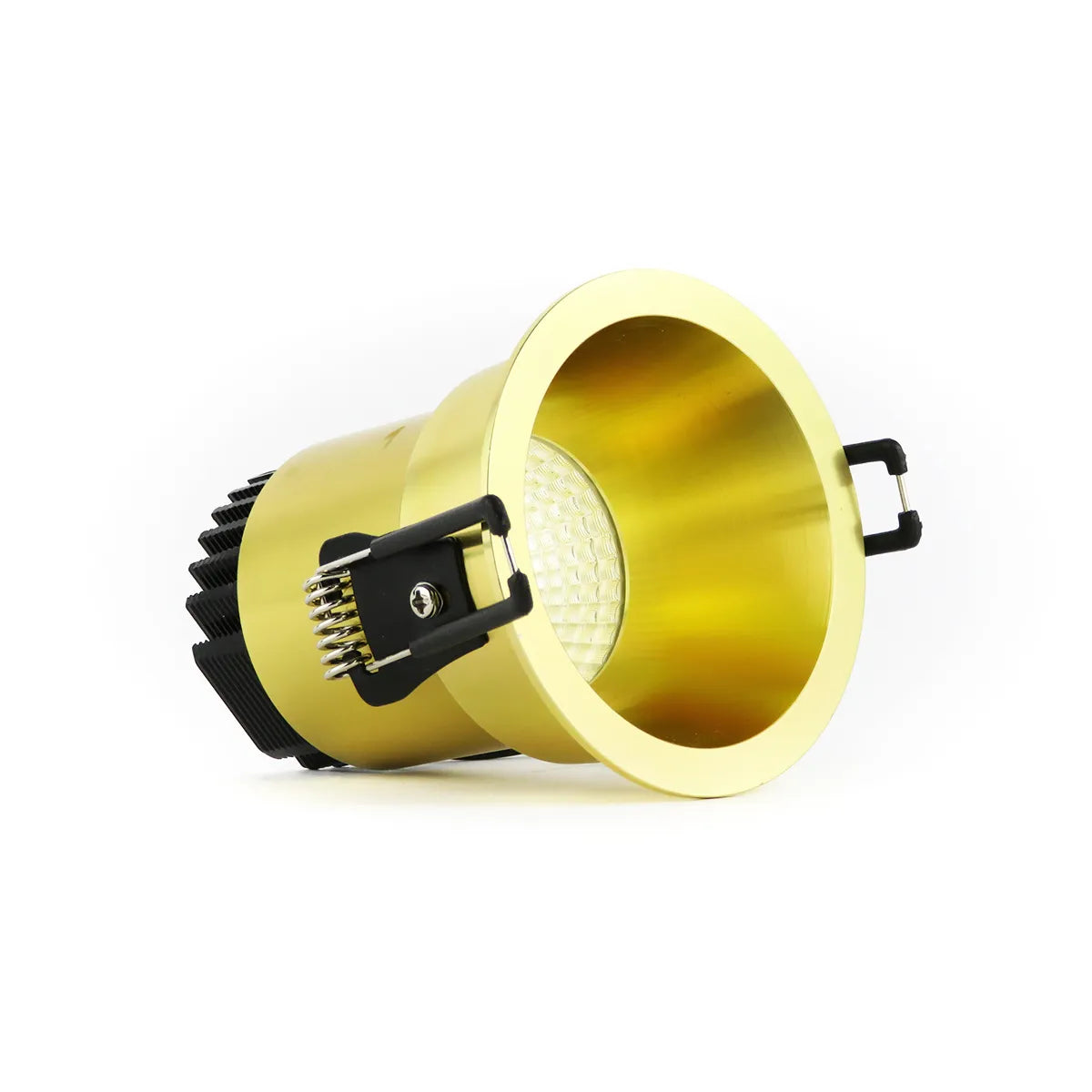 Gold LED Downlight 5W 3000K warm white ⌀80mm Anti glare