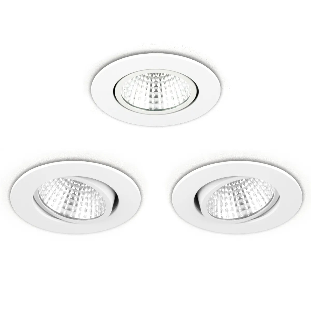 LED Downlight 3W ⌀85mm dimmable tiltable