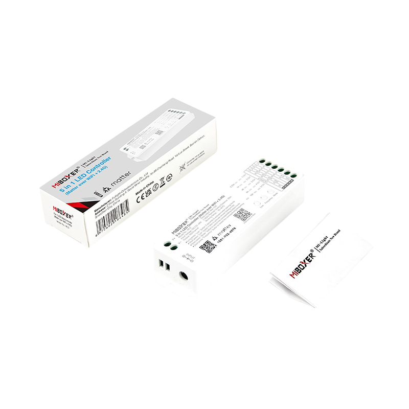 Mi-Light ledstrip controller 5-in-1 Matter WiFi detailopname
