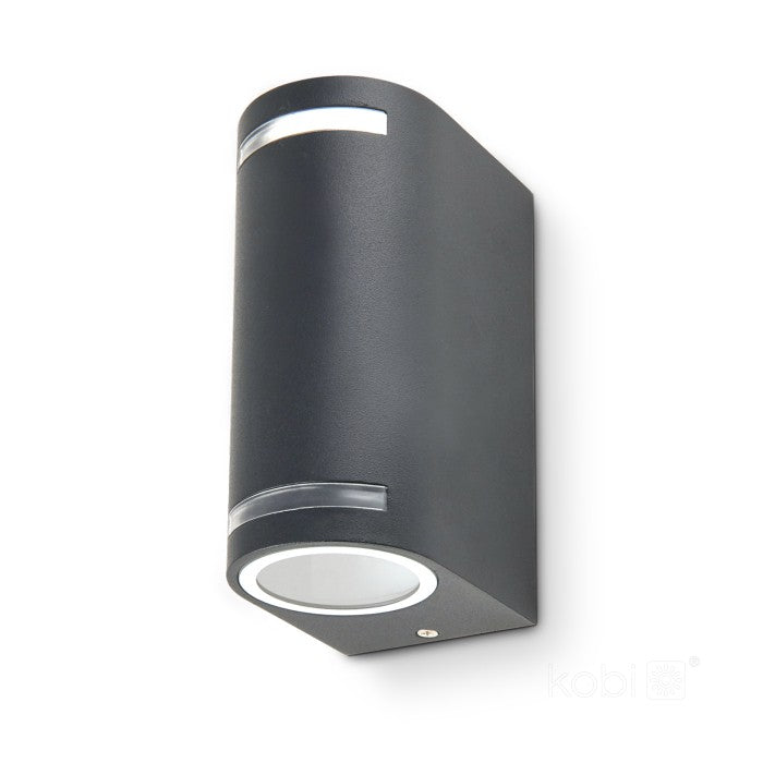 LED Wall Light Bi-Directional Half Round 150mm GU10 IP44