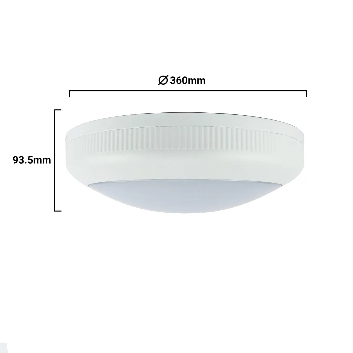 LED Bulkhead surface mount IP66 IK08 waterproof 36cm 30W
