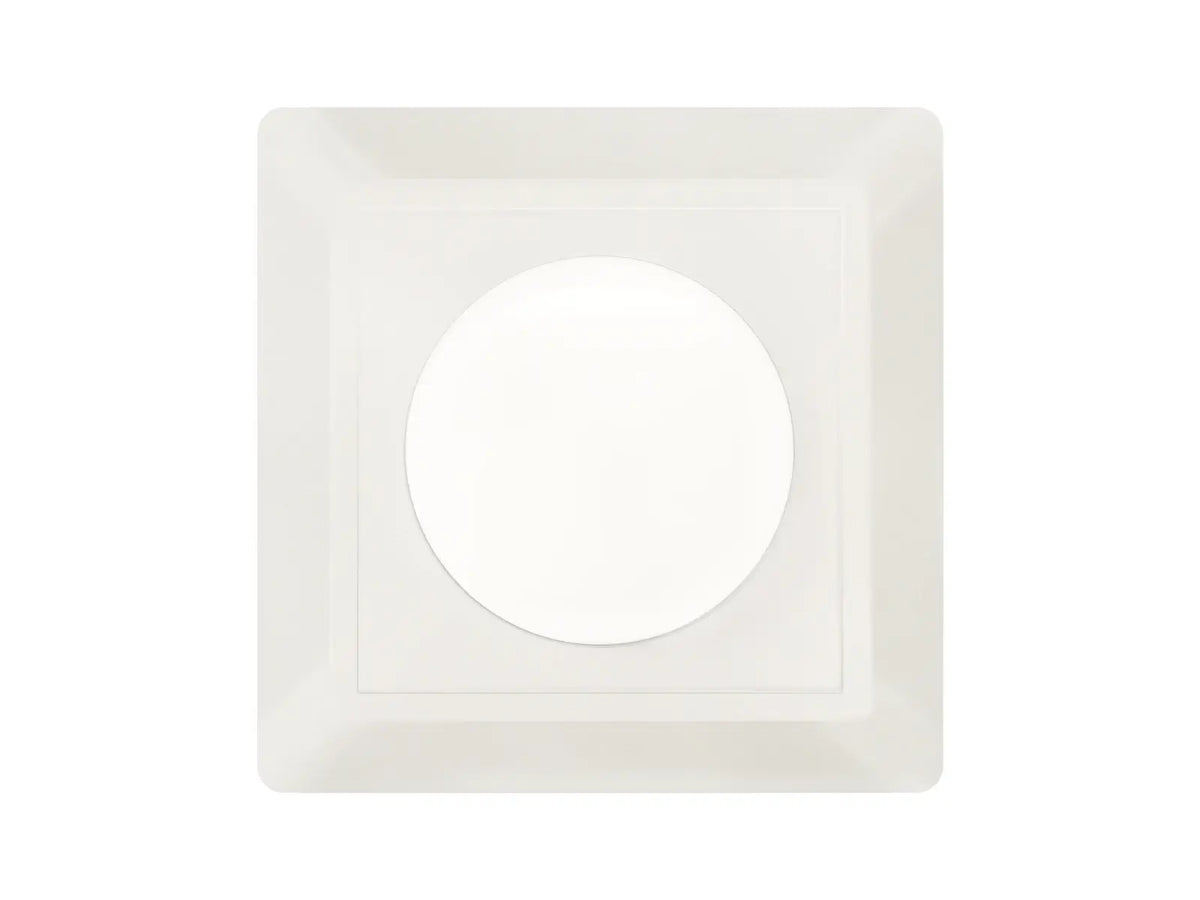 Dekraam voor LED Dimmers met vlakke draaiknop Universeel, wit