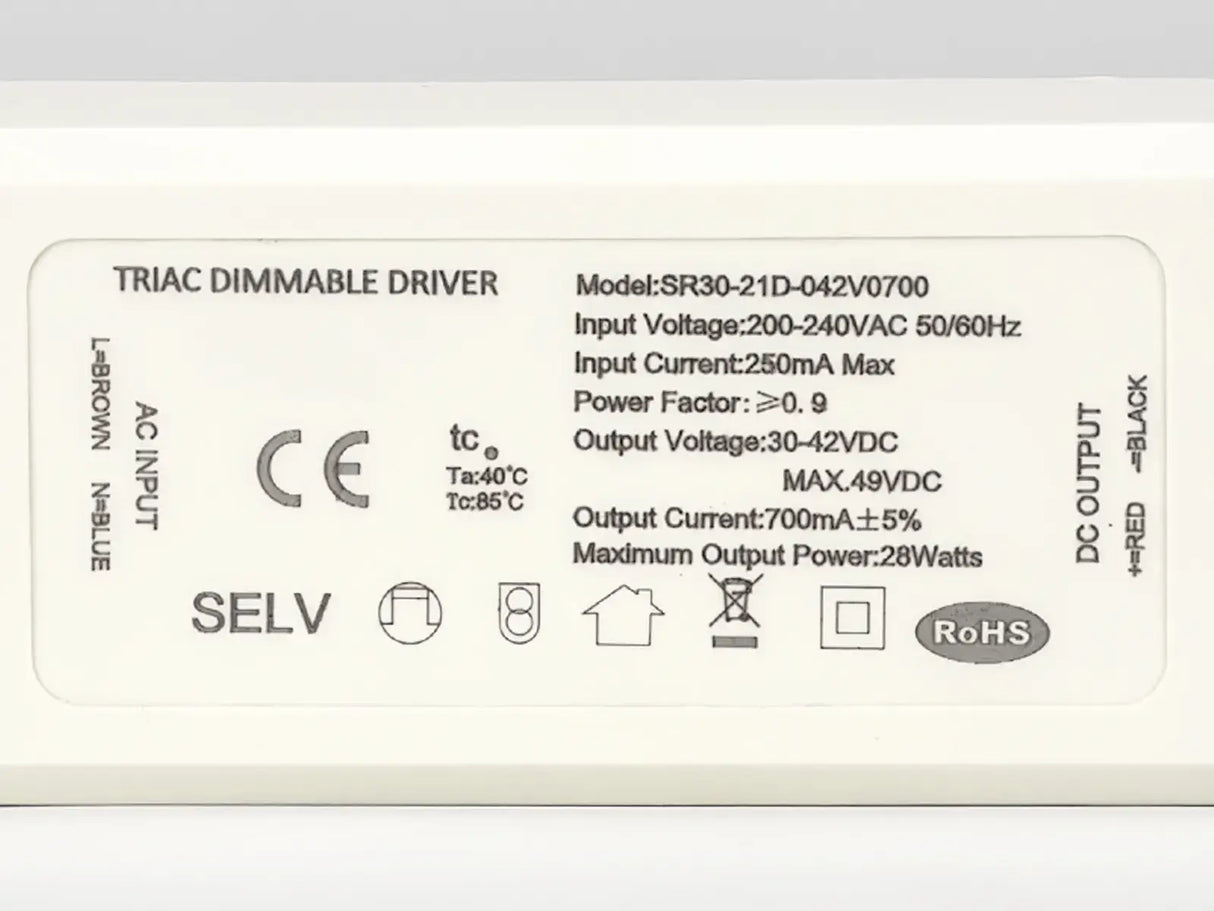 Dimmable LED Driver Triac 28W 700mA