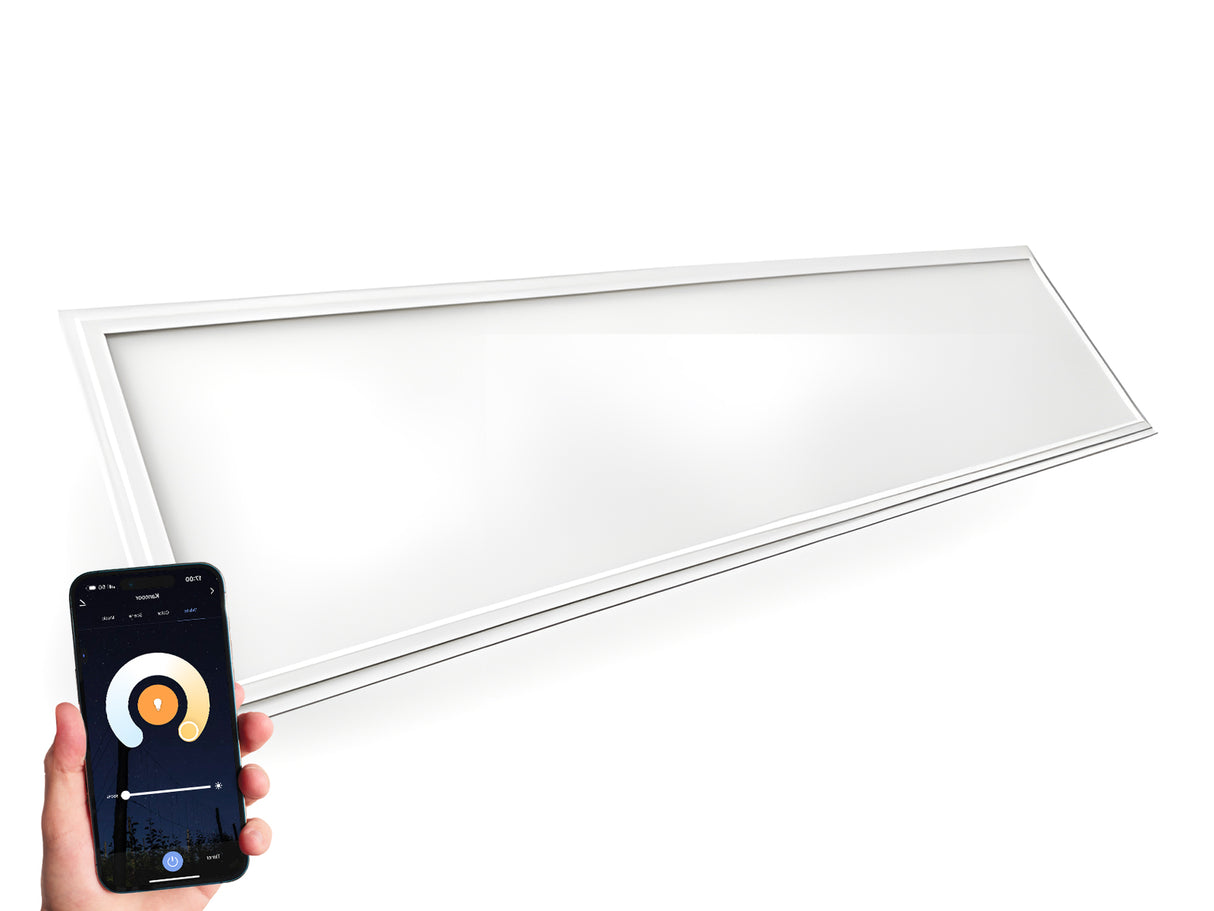 WiFi LED Panel 30x120cm 36W 100lm/W - Adjustable light color CCT