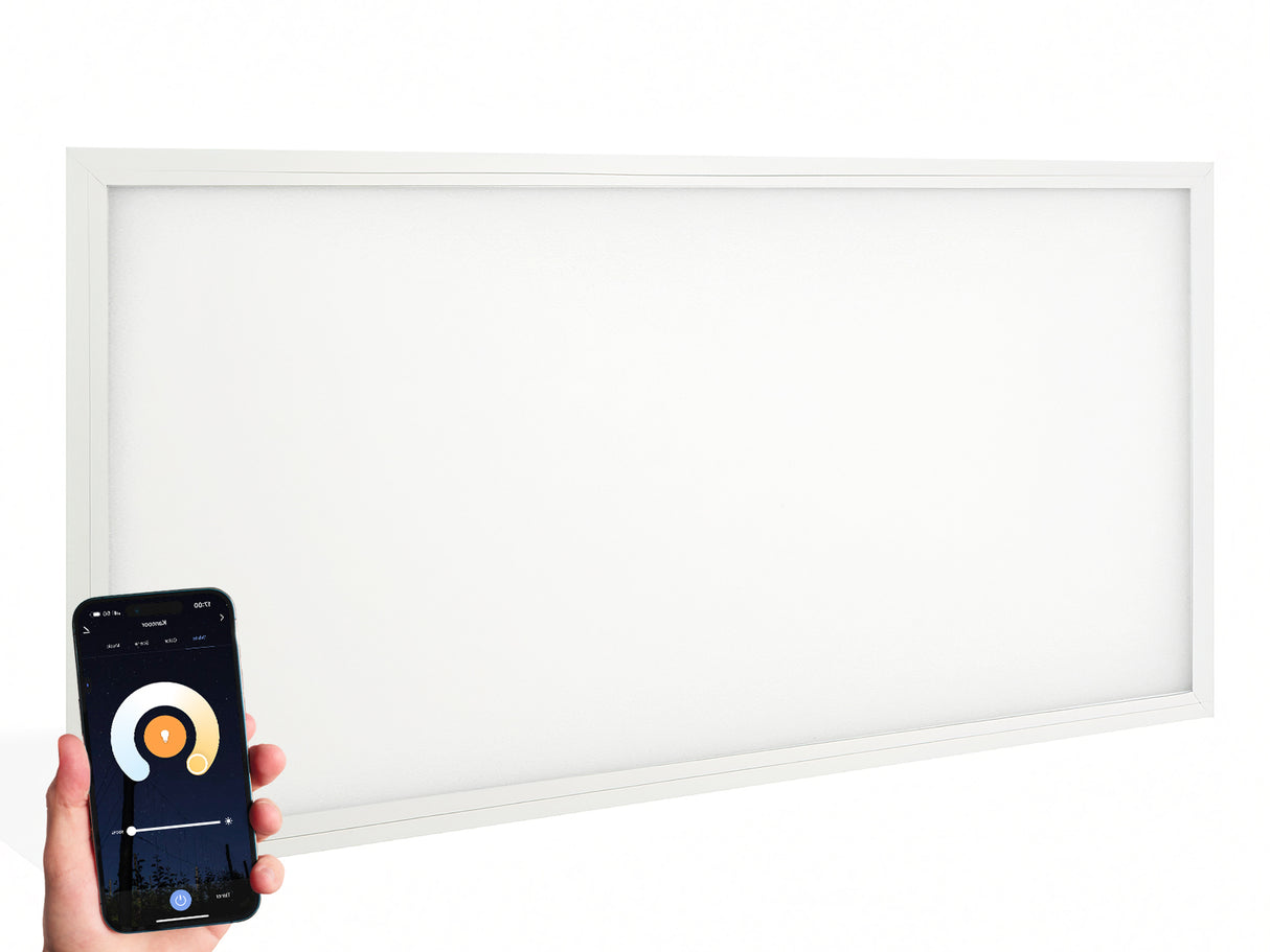 WiFi LED Paneel 60x120cm CCT 2900K - 6000K 40W 100lm/W