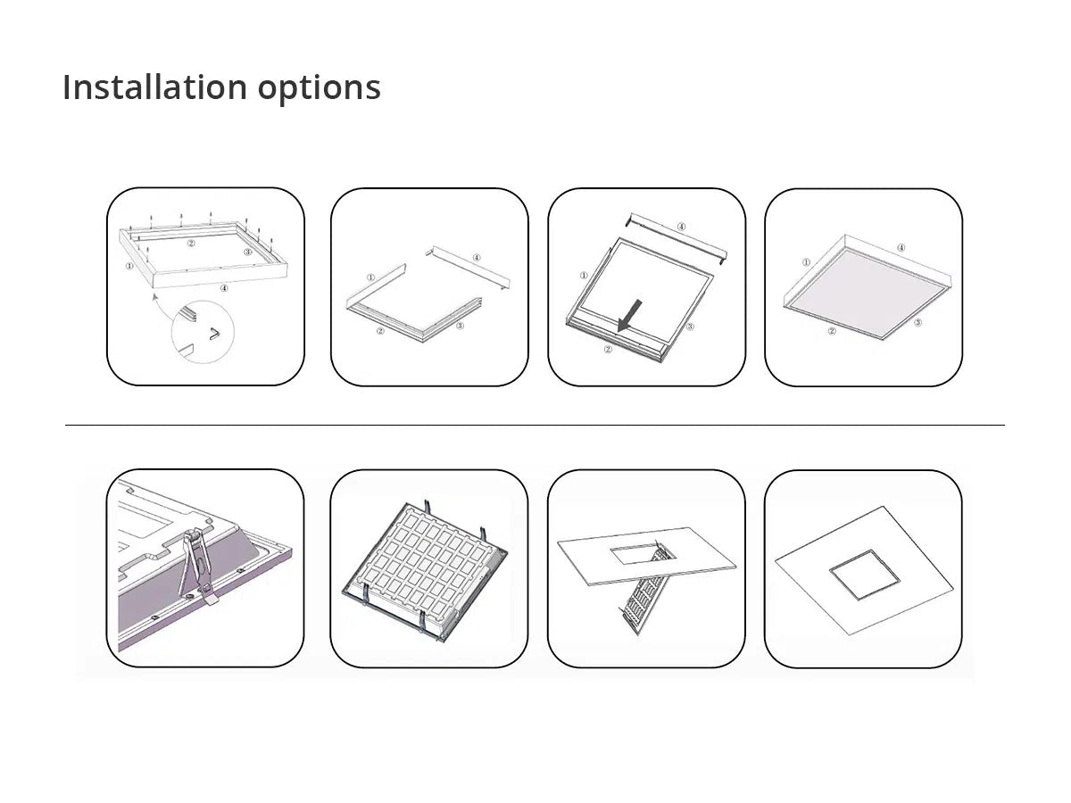 LED Panel 30x120cm 28W 150lm/W with Motion Sensor
