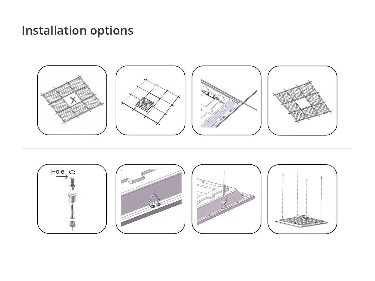 WiFi LED Panel 30x120cm 36W 100lm/W - Adjustable light color CCT