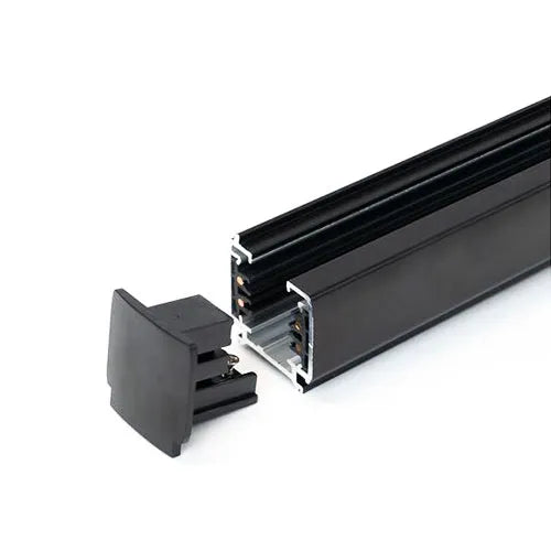 Rail system end cap