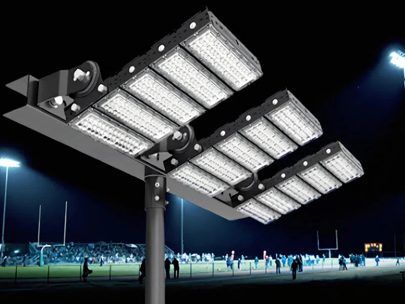 LED Sports Field Lighting 1000W Adjustable 170lm/W with Philips driver