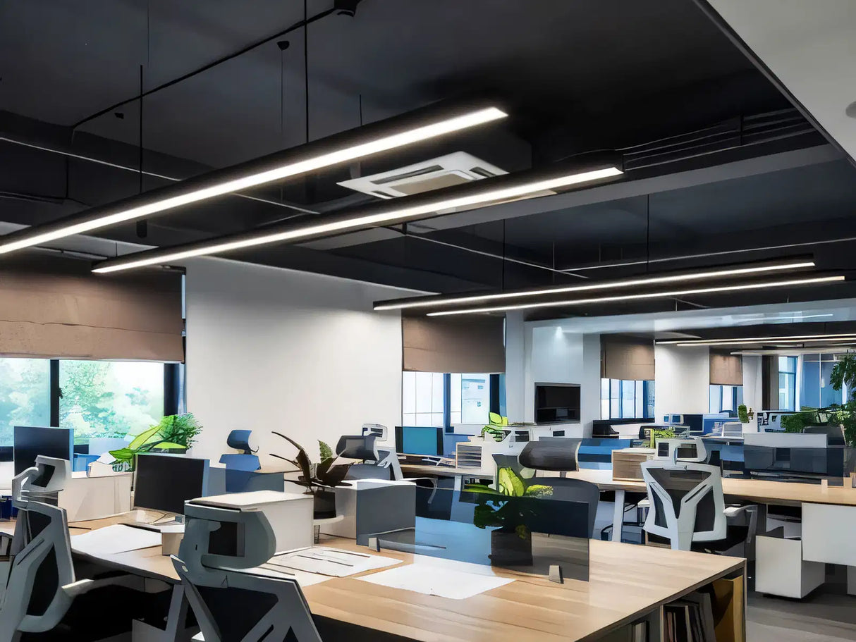 Hangende LED Lichtbalk Wit 150cm 48W Koppelbaar