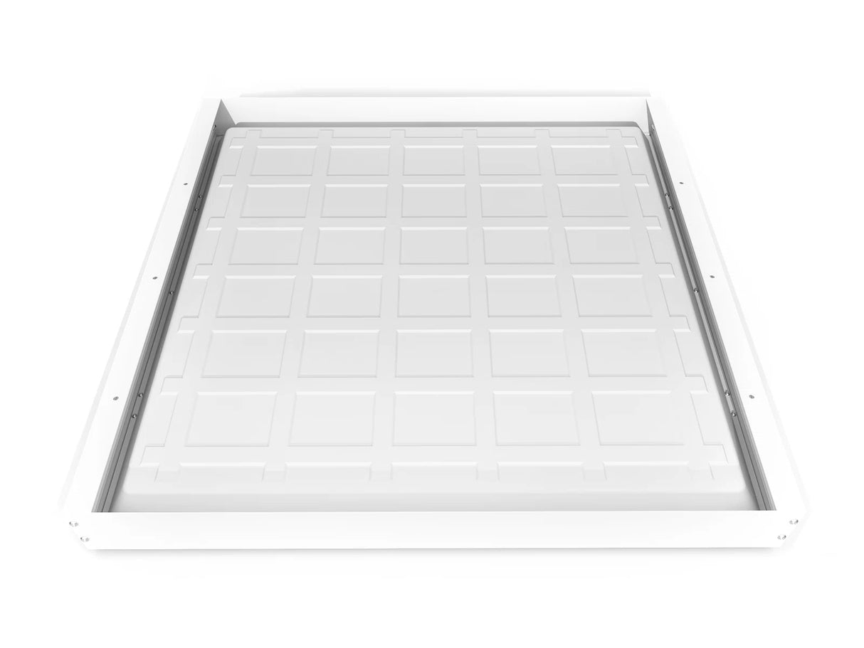 Back-lit LED Panel surface mount frame 62x62cm white