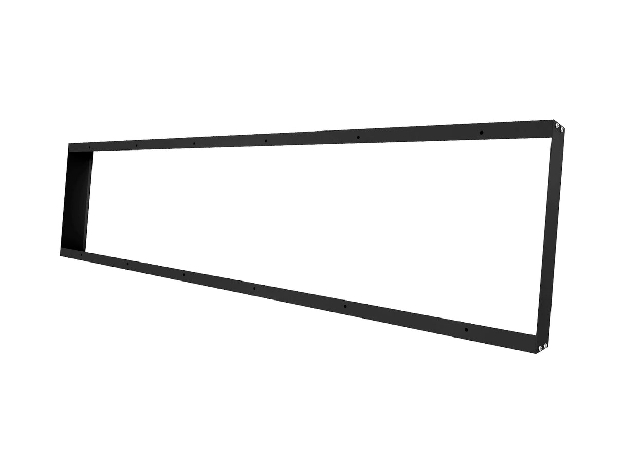 LED Panel surface mount frame 30x120cm black