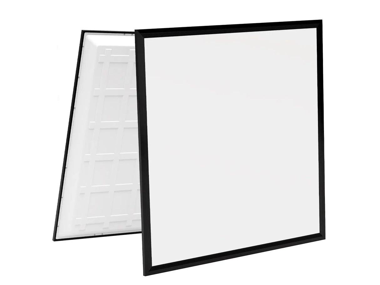 Zwart LED Paneel 60x60 cm - 36W- 140lm/W  - Flikkervrij