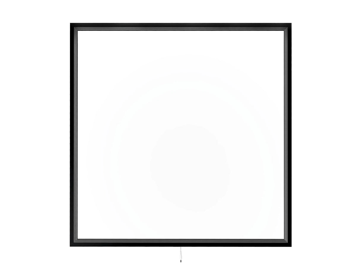 Zwart LED Paneel 60x60 cm - 36W- 140lm/W  - Flikkervrij