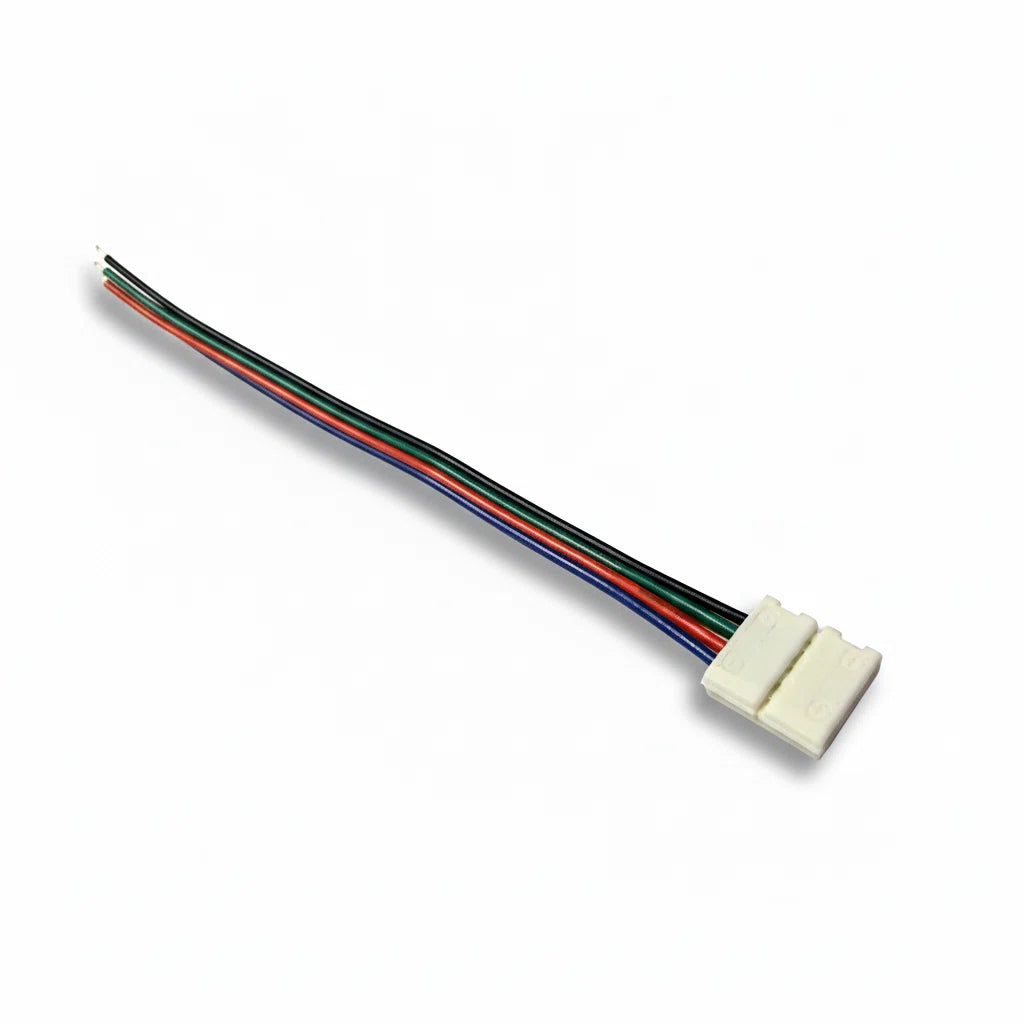 RGB LED Strip connector met kabel 10mm