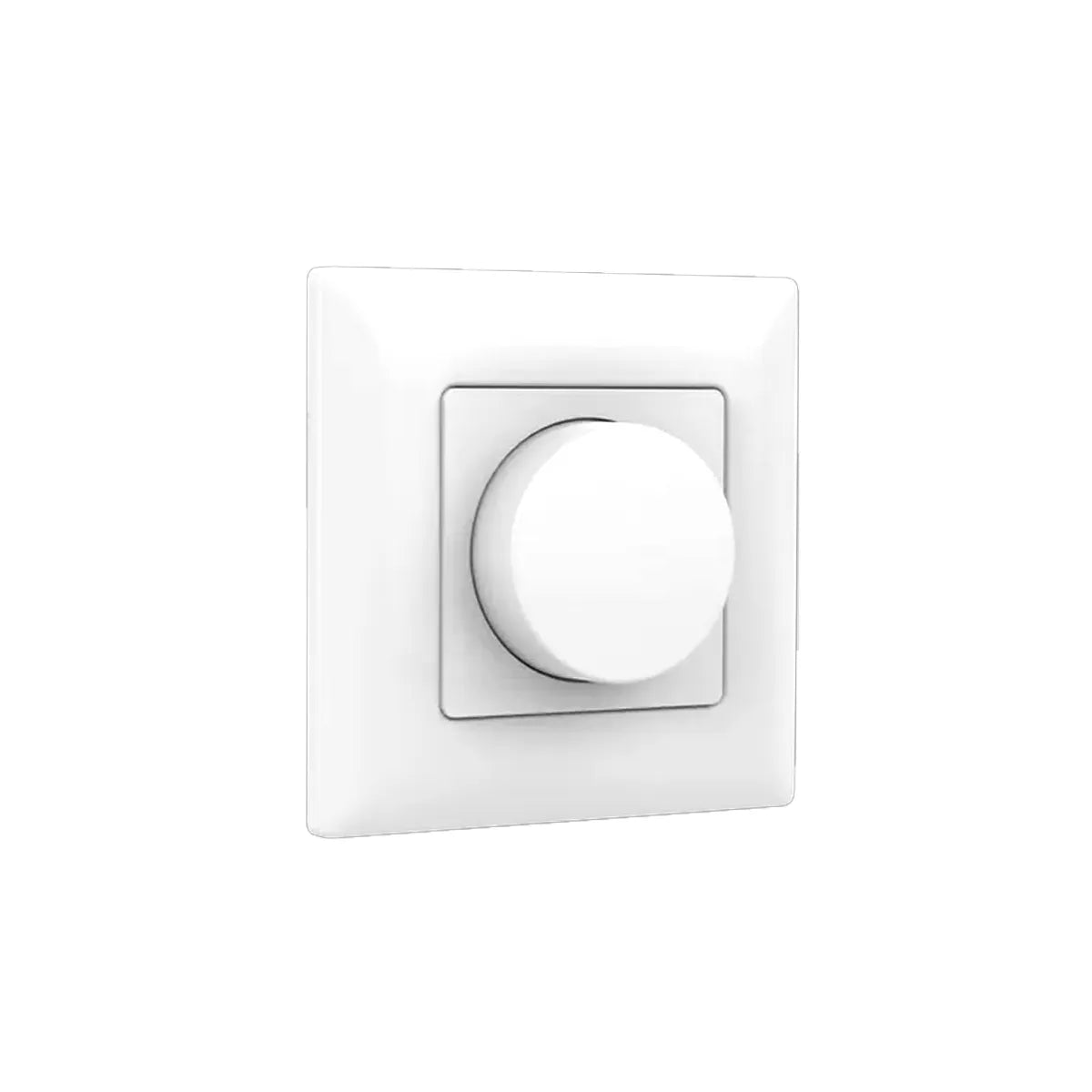 LED Dimmer 200W Triac with Rotary Knob White