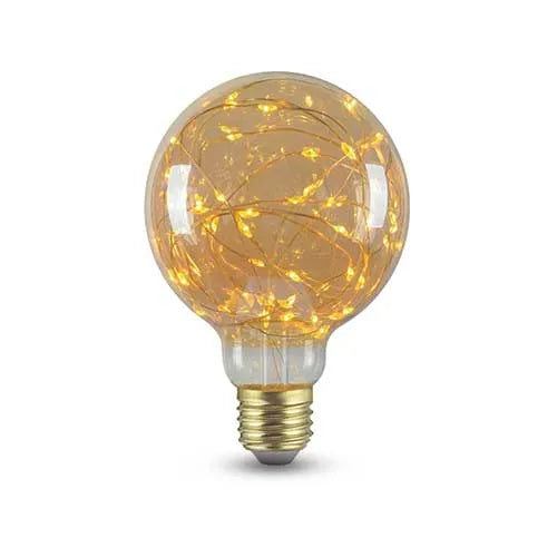 E27 LED Lamp filament G95 copper wire 1.5W 2100K amber