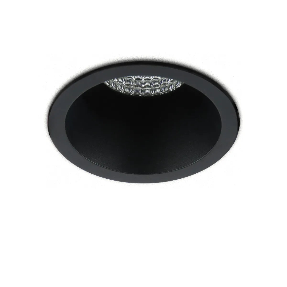 Black LED Downlight 5W 3000K Warm White ⌀80mm Anti Glare