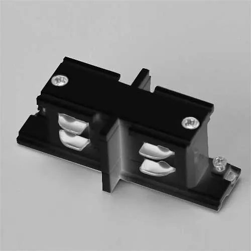 Rail system connector straight short