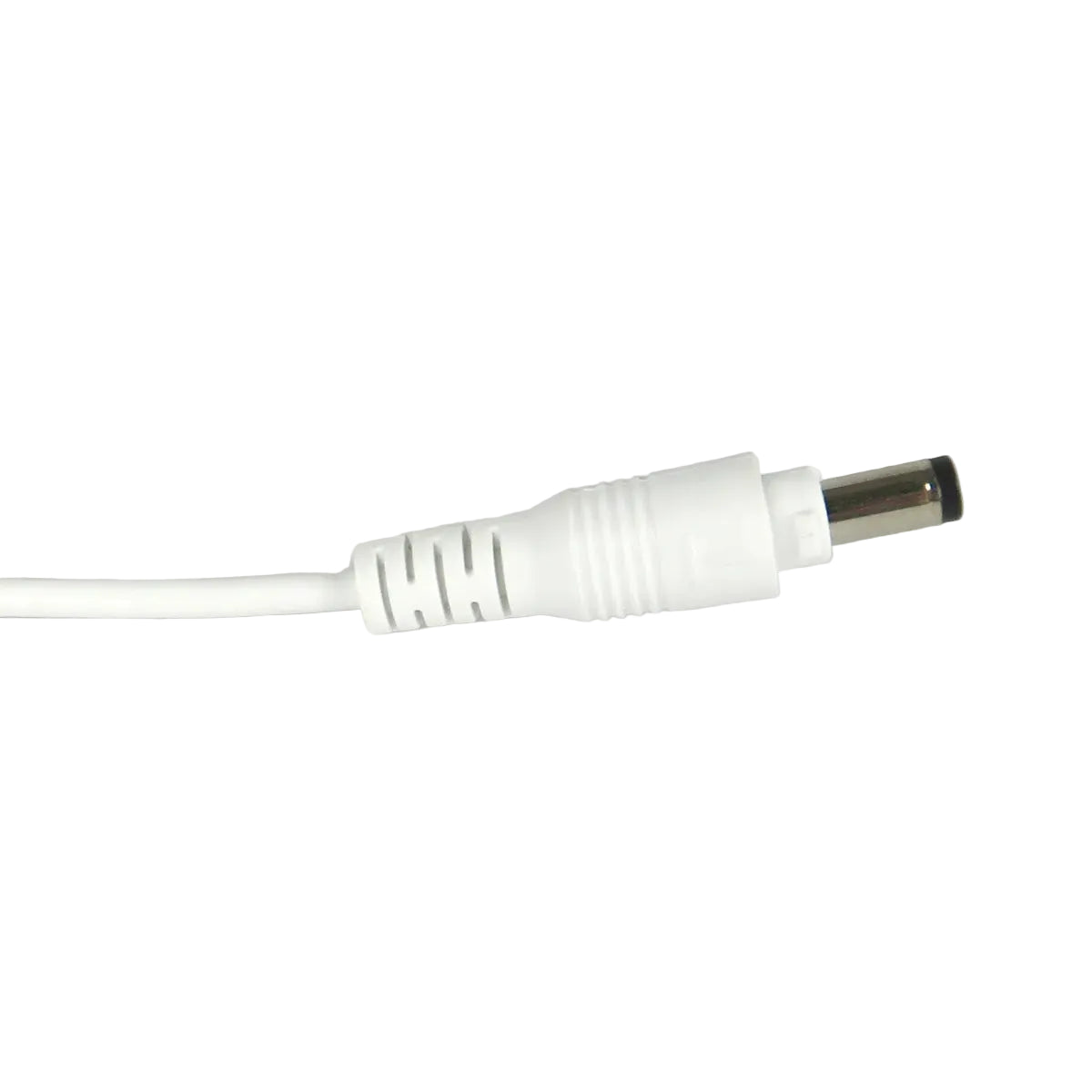 DC connector male, aansluiting en in close-up (foto 1)