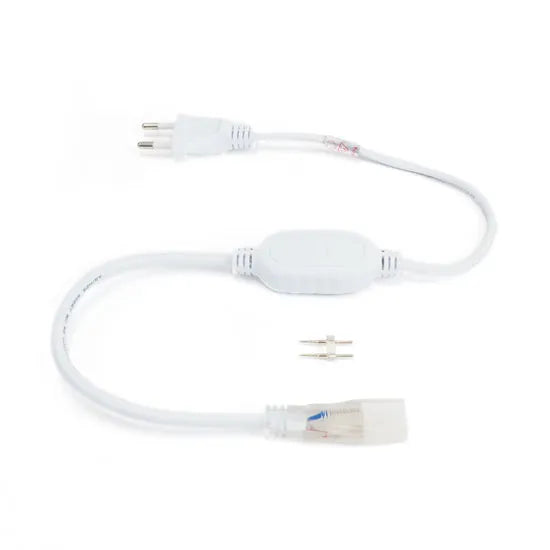 LED Strip 220V EU Plug IP65 2-Pin