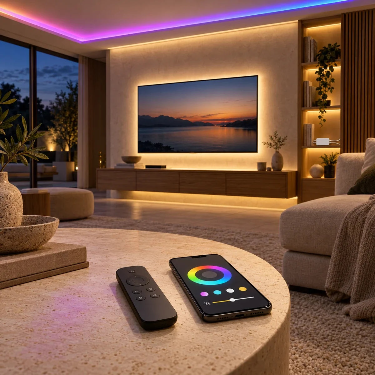 LED strip dimmers, controllers en afstandsbedieningen