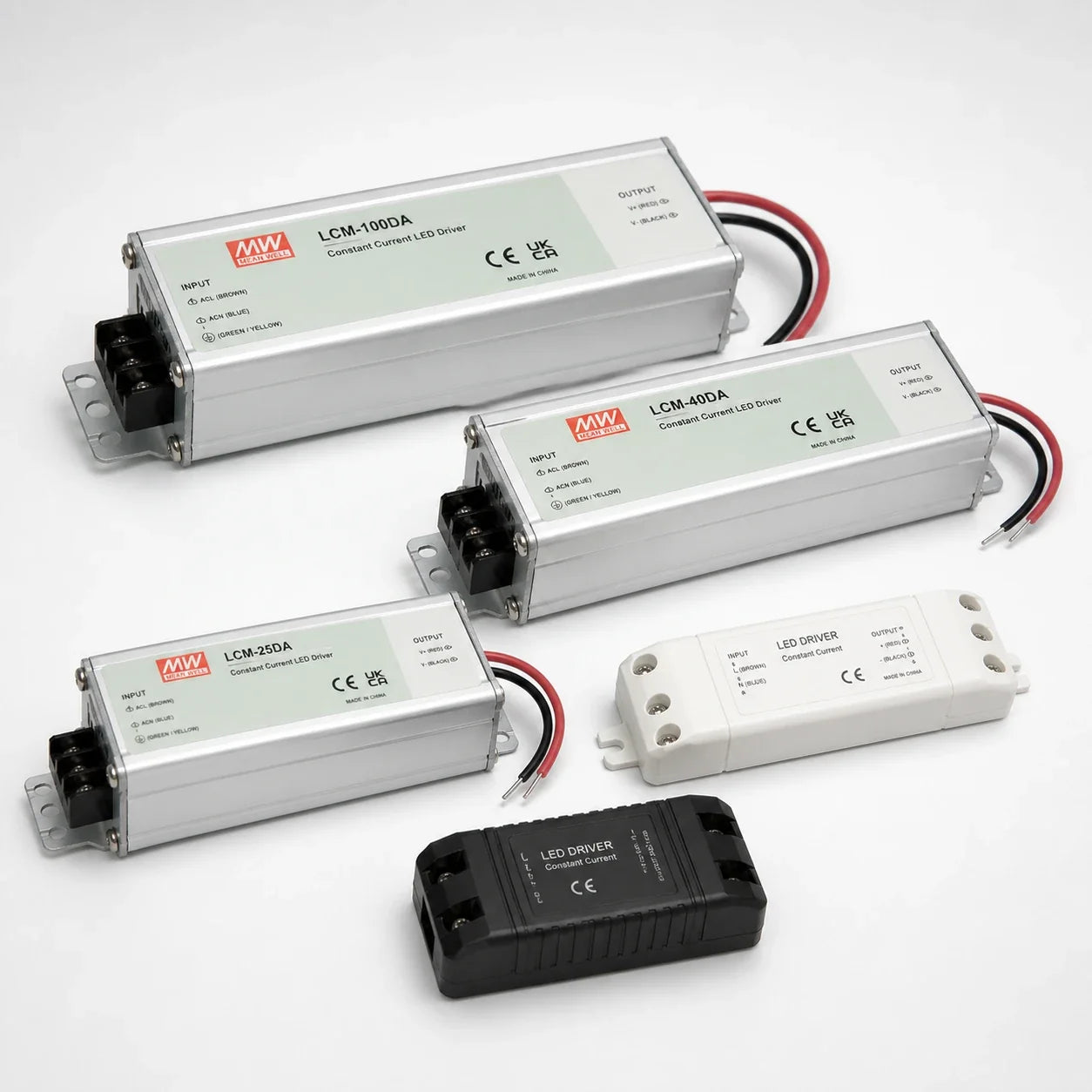 LED drivers verzamelshot voor LED panelen