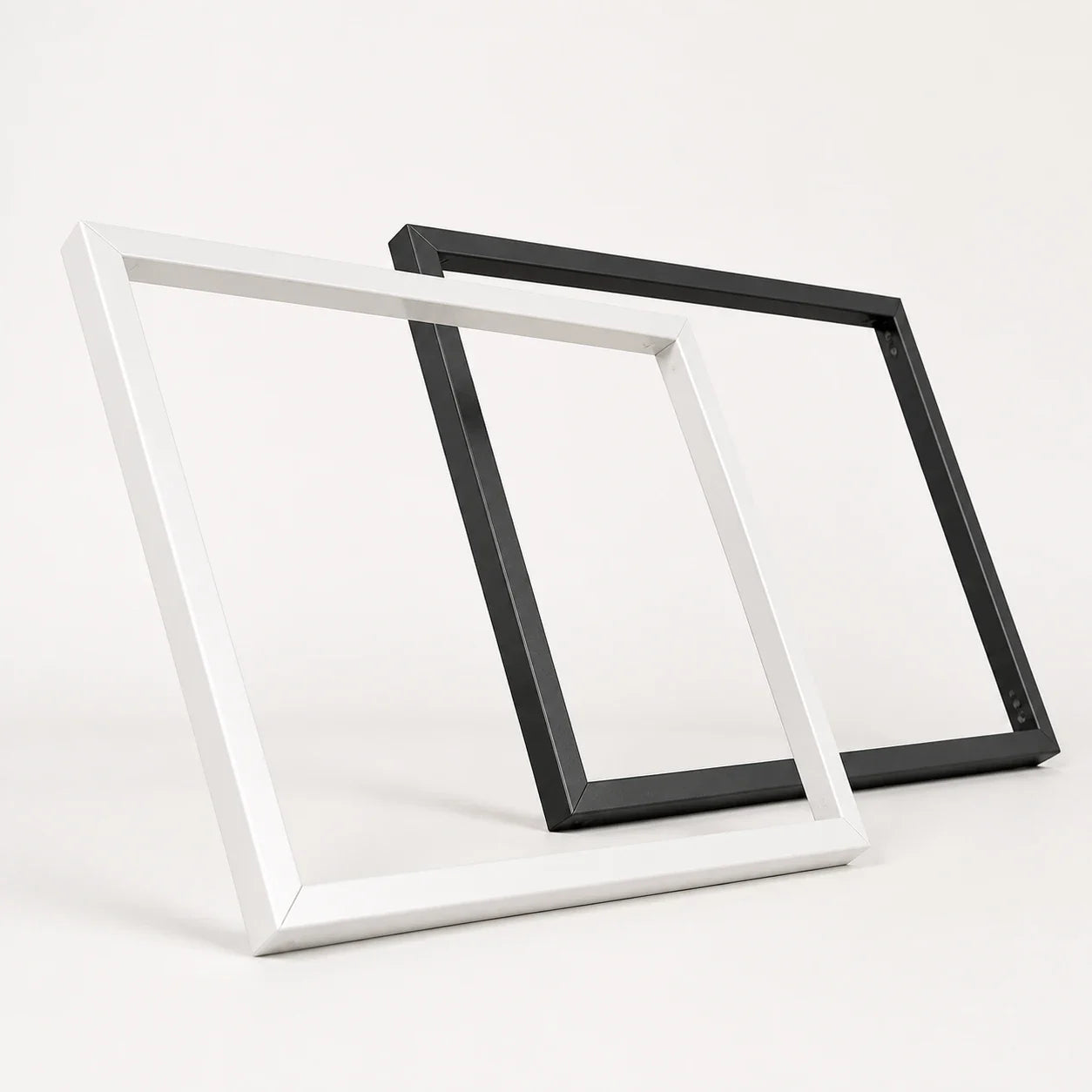 wit en zwart Frame voor LED paneel, geschikt voor opbouwmontage