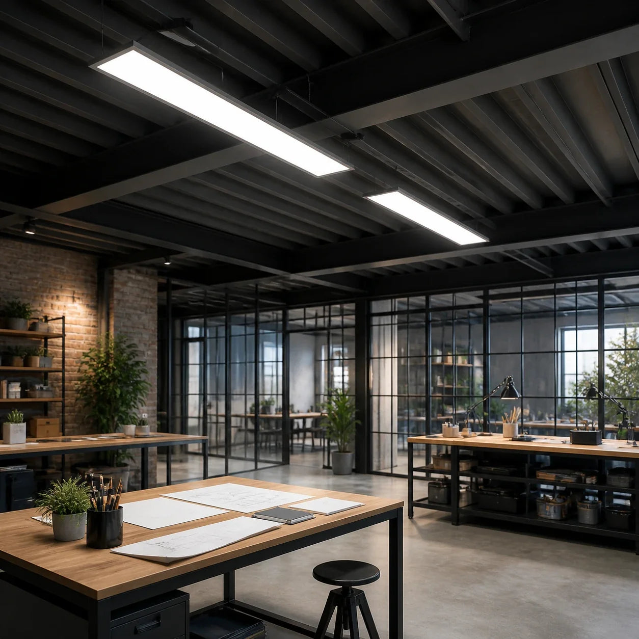 LED paneel met 4000K neutraal witte lichtkleur
