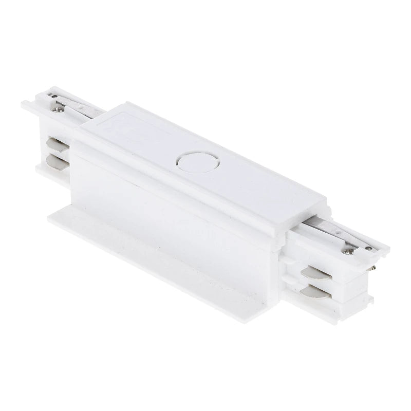 Inbouw 3-fase rail connector recht wit