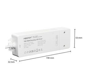 Mi-Light smart driver 24V 75W RGB zij-aanzicht
