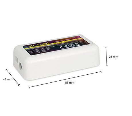 Mi-Light controller 1 kleur | 12-24V zij-aanzicht