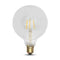 E27 LED Lamp filament G125 6W 2200K wit dimbaar