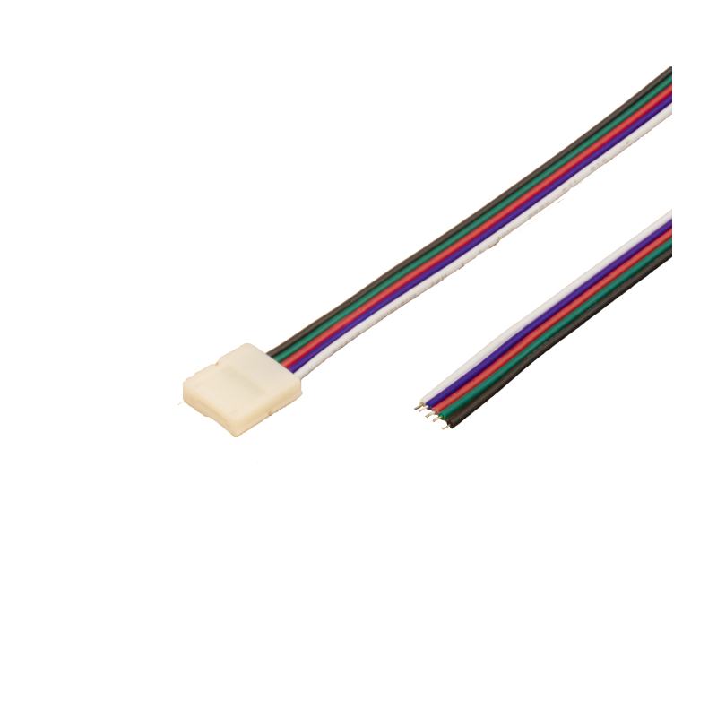 LED Strip connector strip naar voeding | RGBW 10mm