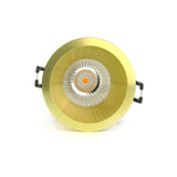 Gold LED Recessed Spotlight 5W ⌀80mm Anti-glare