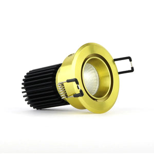 Spot encastrable LED Golden 5W 3000K blanc chaud ⌀70mm inclinable