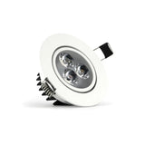 LED Recessed Spotlight 3W ⌀85mm dimmable tiltable