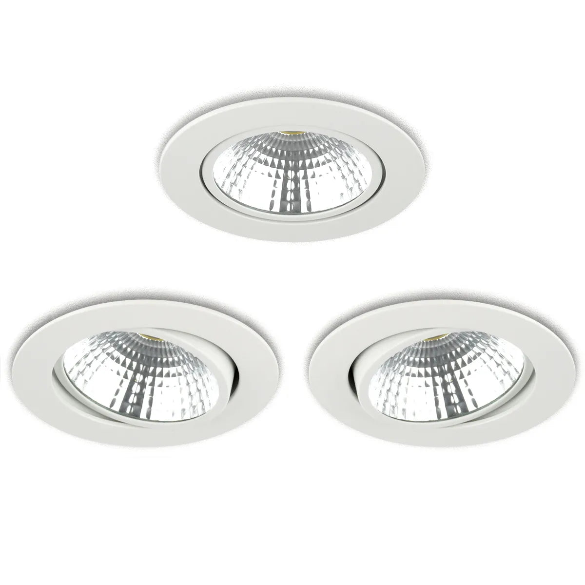 LED Recessed Spotlight 7W ⌀110mm dimmable tiltable