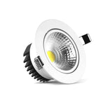 LED-Einbaustrahler 7W ⌀110mm dimmbar schwenkbar