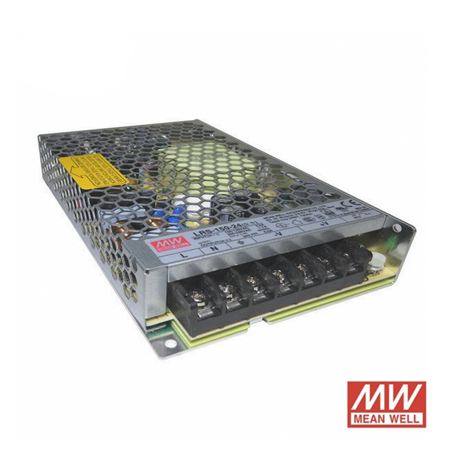 Meanwell driver 24V 150W IP20 vooraanzicht