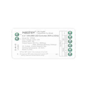 Mi-Light Magic ledstrip controller 5-in-1 DMX WiFi vooraanzicht