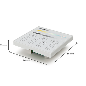 Mi-Light wandbediening 4 groepen | CCT