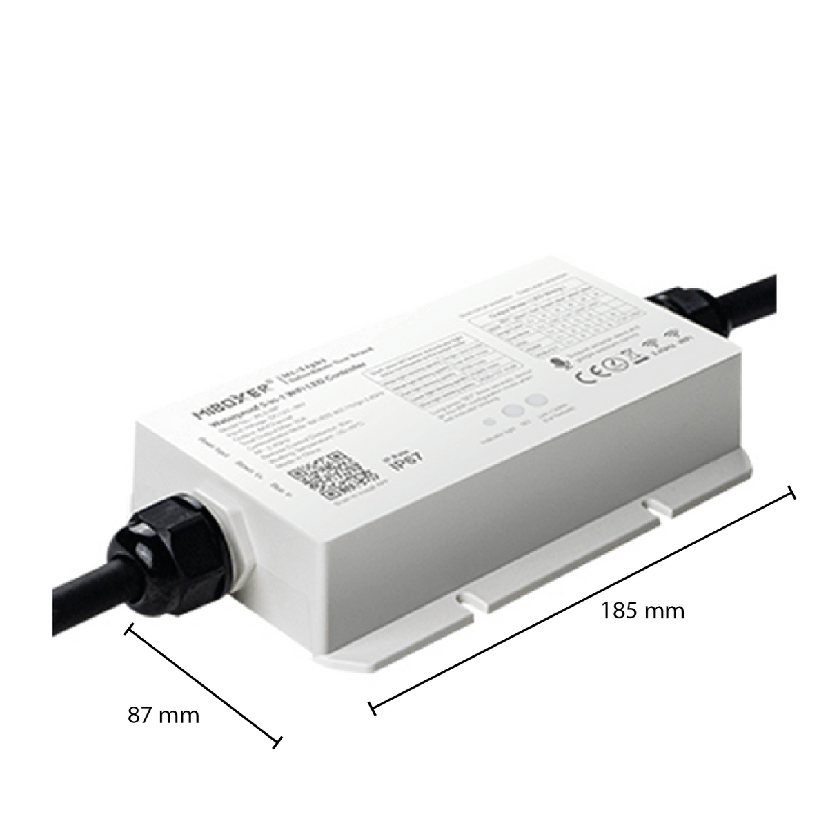 Mi-Light 4-zone controller | RGB+CCT achterkant