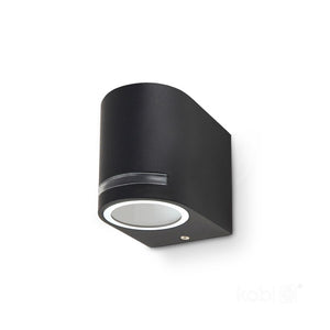 LED Wandlamp Bi-directioneel Half rond 80mm GU10 IP44