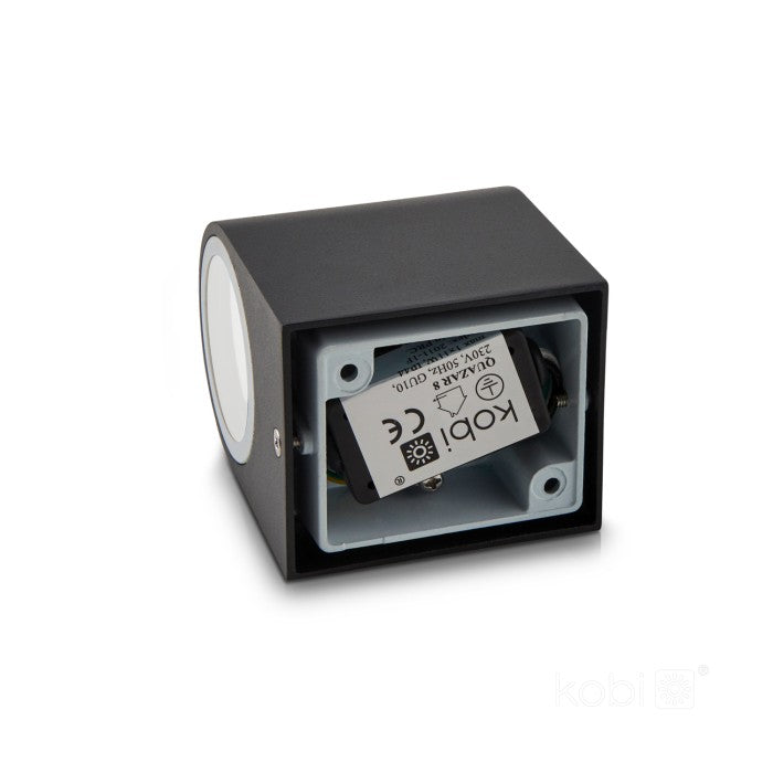 LED Wandlamp Bi-directioneel Half rond 80mm GU10 IP44