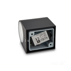 LED Wandlamp Bi-directioneel Half rond 80mm GU10 IP44