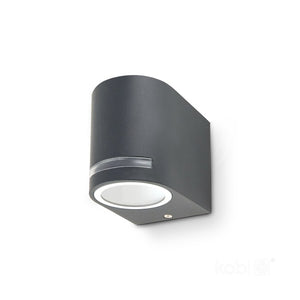 LED Wandlamp Bi-directioneel Half rond 80mm GU10 IP44