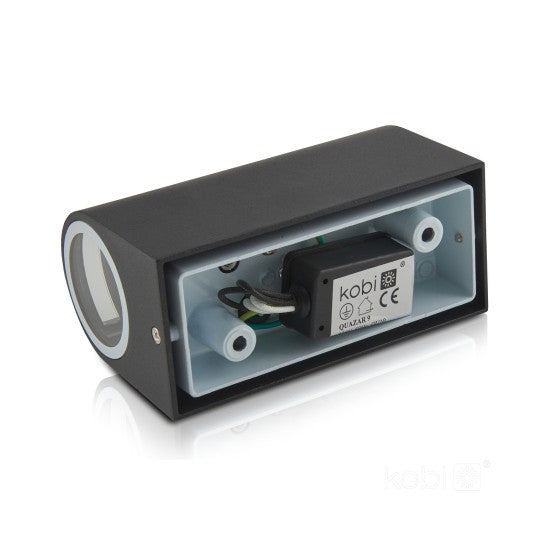 LED Wall Light Bi-Directional Half Round 150mm GU10 IP44