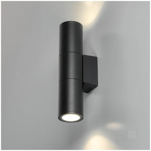 LED Wall Light Bi-Directional 65x260mm Round GU10 IP54